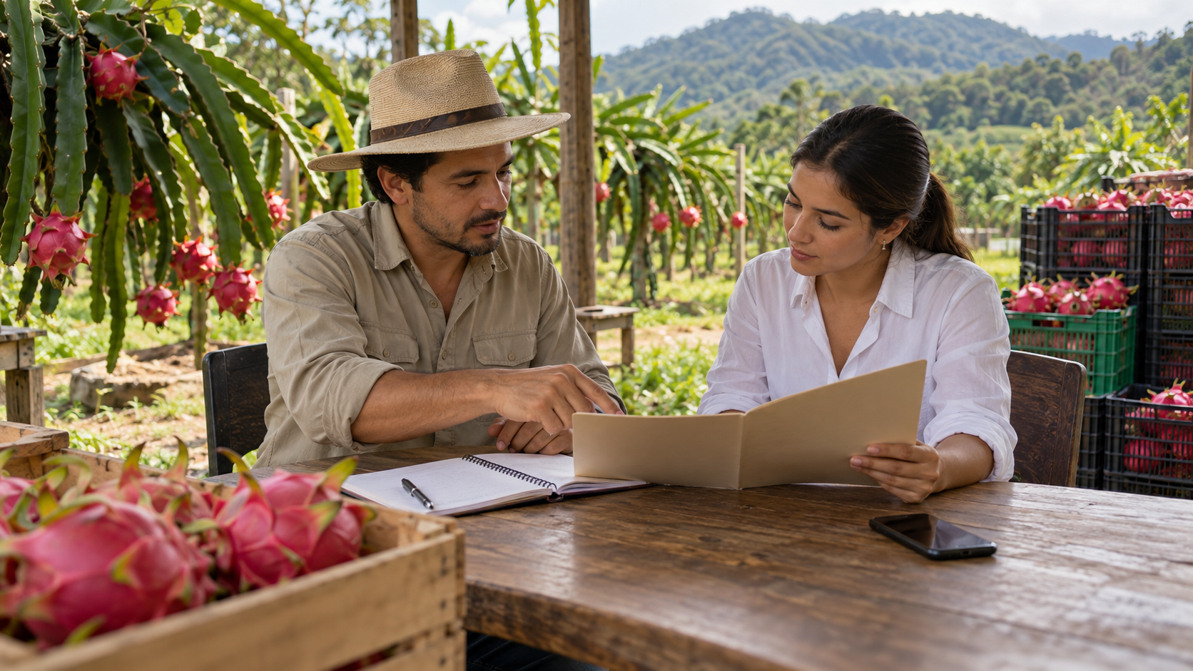 Comunicación formal y seguimiento comercial en finca agrícola